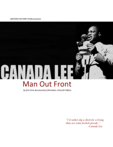 Canada Lee - Man Out Front