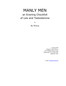 Manly Men - Wilson, Bo