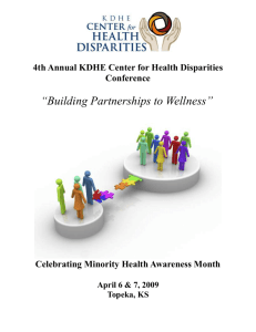 2009 Health Disparities Conference Brochure