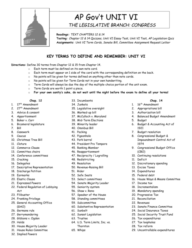 ap-gov-t-unit-6-the-legislative-branch-handout