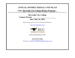 annual InStructional unit plan