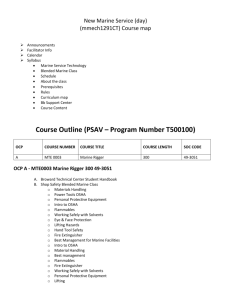 Marine Curriculum