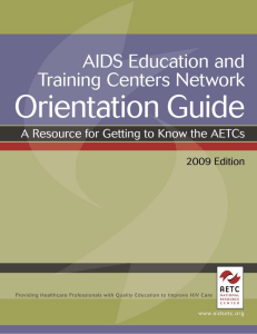 Overview - AIDS Education and Training Centers