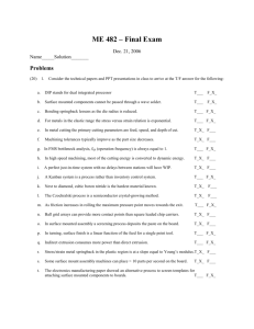 ME 482 – Final Exam