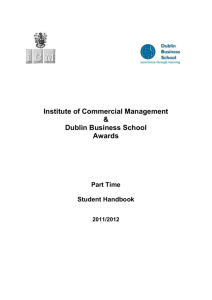 Institute of Commercial Management & Dublin Business School