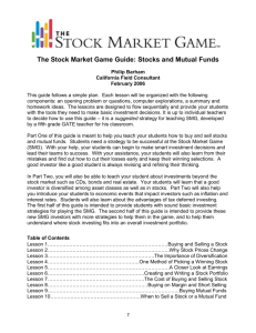 The Stock Market Game Guide