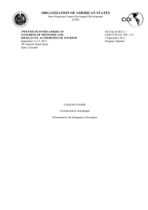 TWENTIETH INTER-AMERICAN OEA/Ser.K/III.21.1 CONGRESS OF