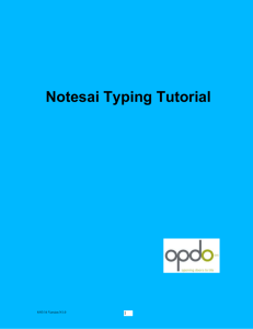 Notesai Typing Tutorial