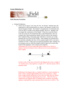 Unit 1 Ch. 11 - Balancing Act