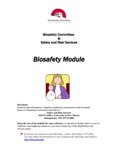 Introduction - Safety & Risk Services