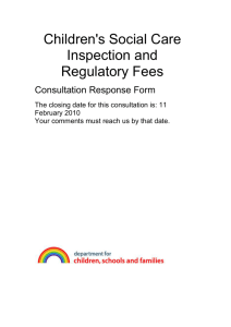 Response Form - Department for Education