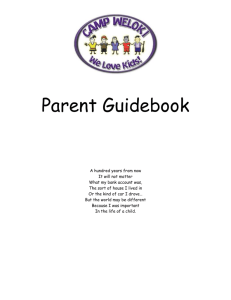 Parent Handbook - Kids