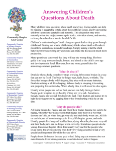 Children's Questions about Death