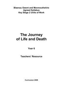 Y6 Spring the Journey of Life and Death