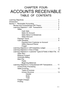 Accounts Receivable Basics