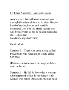 6N Class Assembly – Ancient Greeks