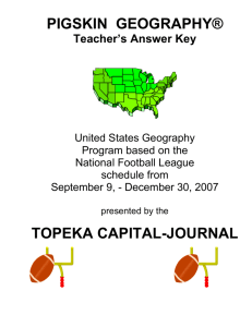 pigskin geography - Topeka Capital