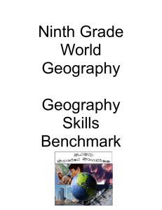 9th Geography Unit 1 - St. Joseph School District / Homepage