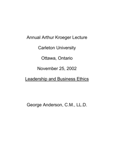 Carleton Lecture - November 25,2002