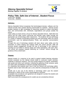 Safe use of Internet (Students)
