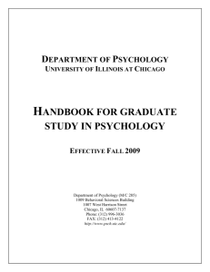 Graduate Handbook 2009