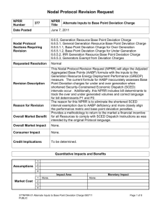 377NPRR-01 Alternate Inputs to Base Point Deviation