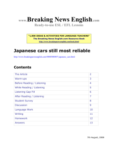 Japanese cars still most reliable