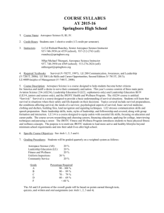 LE-III/IV Class Syllabus - Springboro Community Schools