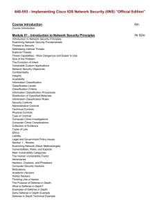 640-553 - Implementing Cisco IOS Network Security (IINS) “Official