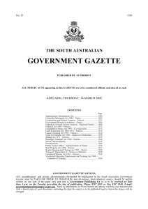 ARC March 2002 - Government Gazette