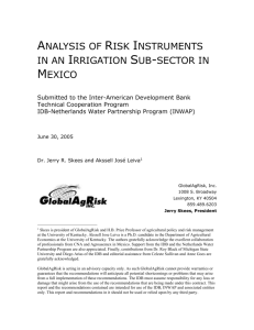 Table of Contents - International Research Institute for Climate and