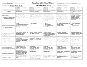 biology-2012-10-15 - Woodland Hills School District