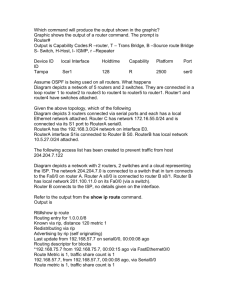 CCNA2 Practice final Exam Visual Content