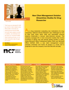 NCR Case Study - Internal Computer Services