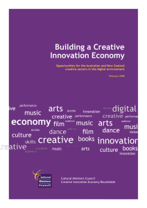 Building a Creative Innovation Economy