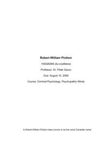 Robert William Pickton - SmartCanucks.ca Flyers