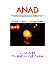 Candlelight Vigil Packet 2012-2013