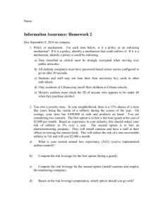 Information Assurance – Homework 1