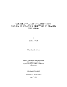 Gender Dynamics In Competition