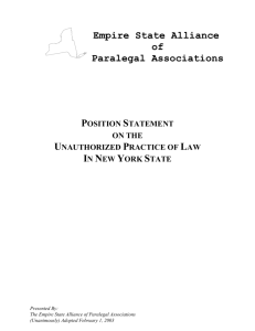 Paralegal Associations