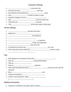 Introduction to Biology