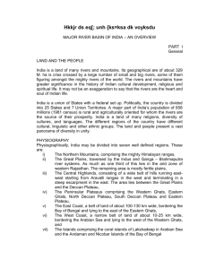 Major River Basins - India-WRIS