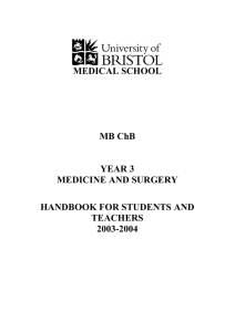 Medicine and Surgery A