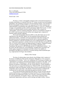 second demographic transition