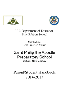 Student Handbook - Saint Philip Preparatory School
