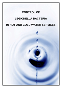 Control of legionella bacteria - general water systems booklet