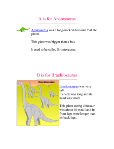 Dinosaur Alphabet Book Word - SET-BC