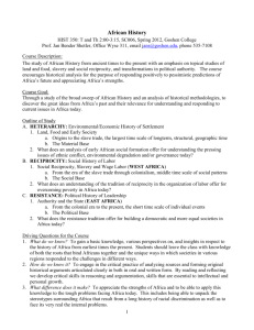 Syllabus - Goshen College