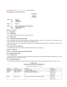 Ontario Building Code Act - Commercia Property Associates LTD.