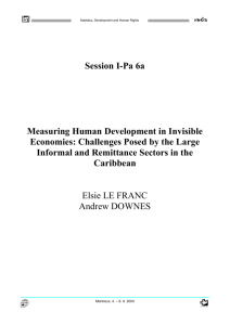 Measuring human development in invisible economies